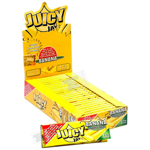 Juicy Jay's 1¼ Banana Flavoured Paper Full Box