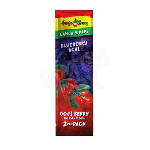 Ganja Berry Blueberry Acai Goji Berry Infused Wraps