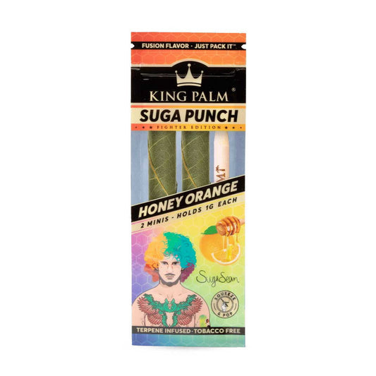 King Palm 2 Mini Rolls - Suga Punch Orange Honey Flavor