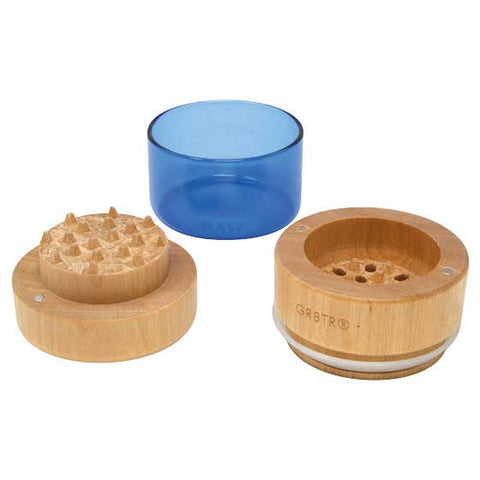RAW NATURAL WOOD GRINDER IN BLUE