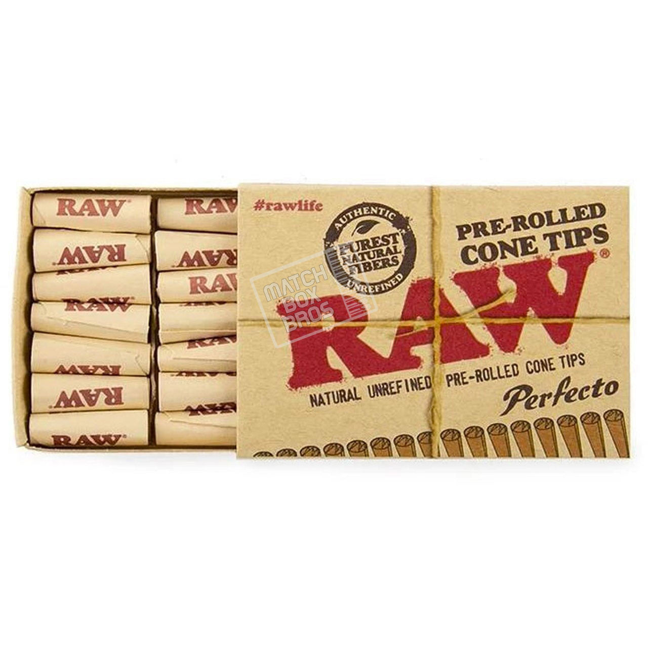 Raw Tips Pre-rolled Perfecto Cone Tips inside