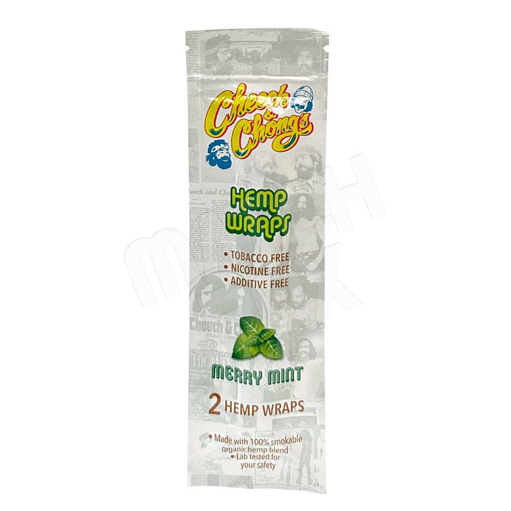 Cheech and Chong Hemp Wraps ~ Merry Mint Flavor