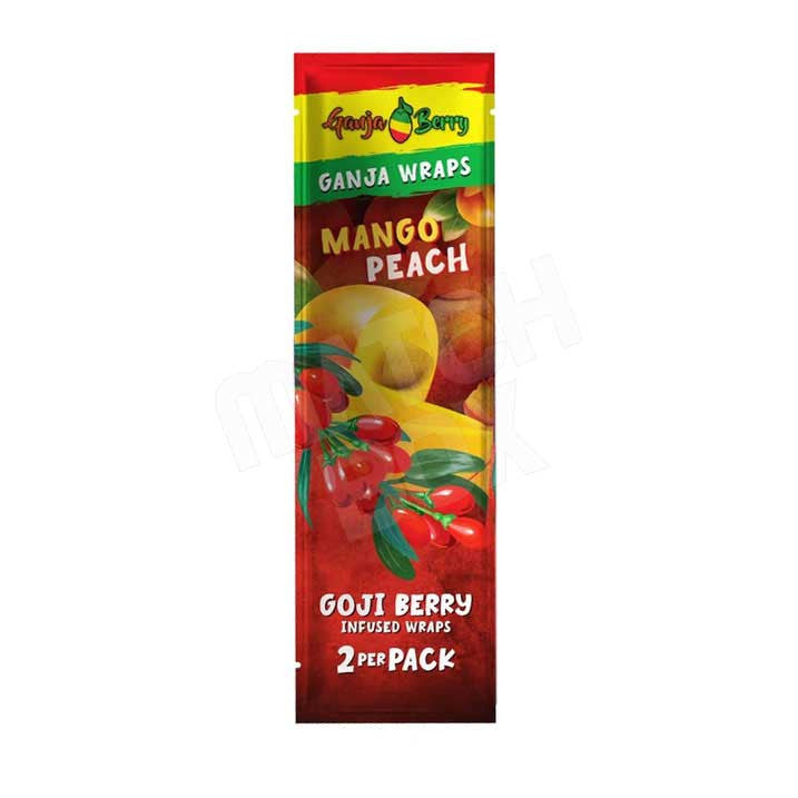 Ganja Berry Mango Peach Goji Berry Infused Wraps