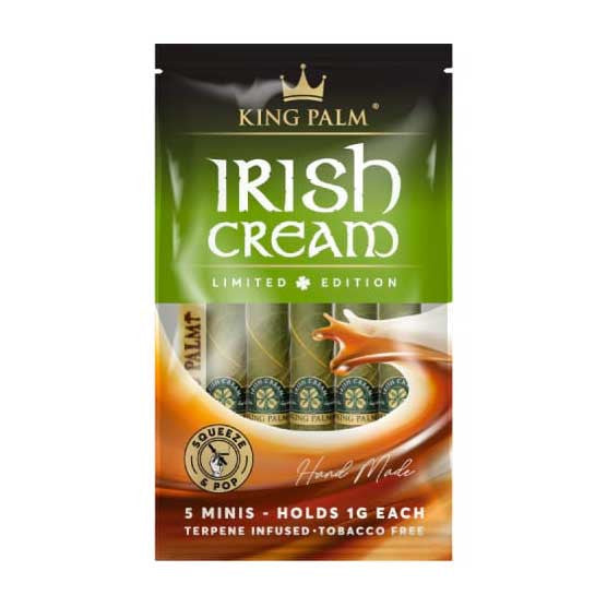 King Palm 5 Mini Rolls - Irish Cream Limited Edition