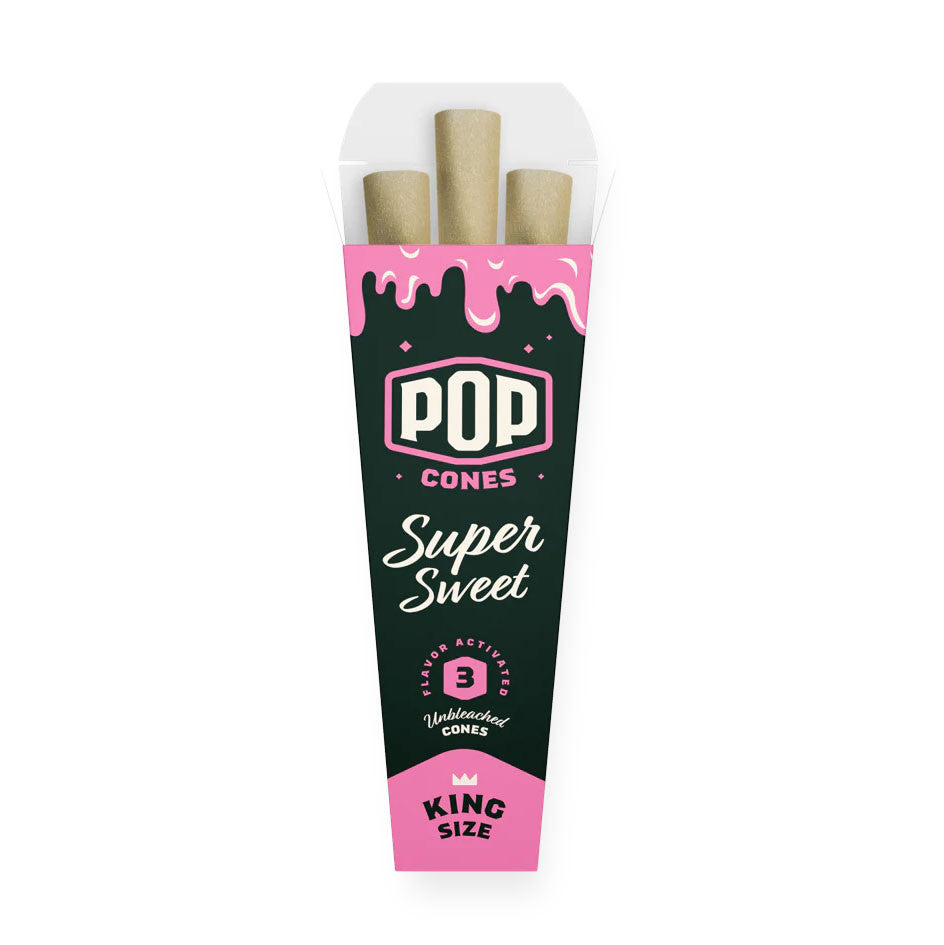 POP Unbleached Cones - Super Sweet (King Size)