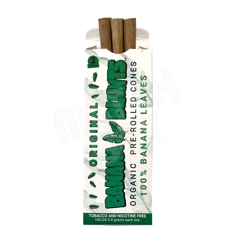 Banana Blunts Organic Pre Rolled Cones Original Flavor