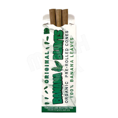 Banana Blunts Organic Pre Rolled Cones Original Flavor