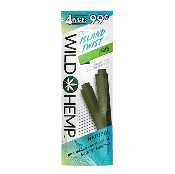 wild hemp wraps island twist flavor