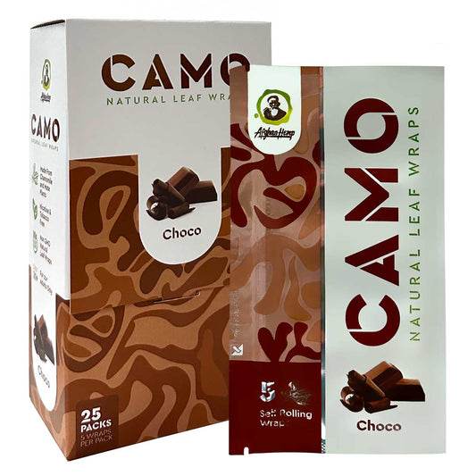 Camo Natural Leaf Wraps ~ Choco Flavor