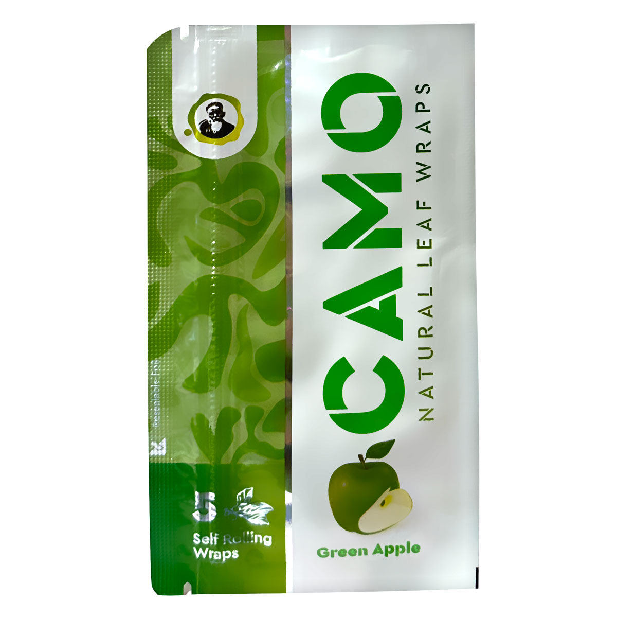 Camo Natural Leaf Wraps ~ Green Apple Flavor
