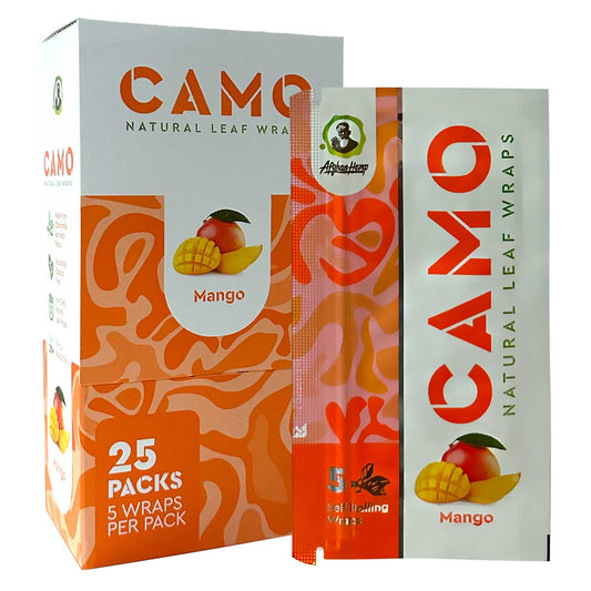 Camo Natural Leaf Wraps ~ Mango Flavor