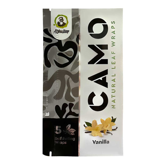 Camo Natural Leaf Wraps ~ Vanilla Flavor