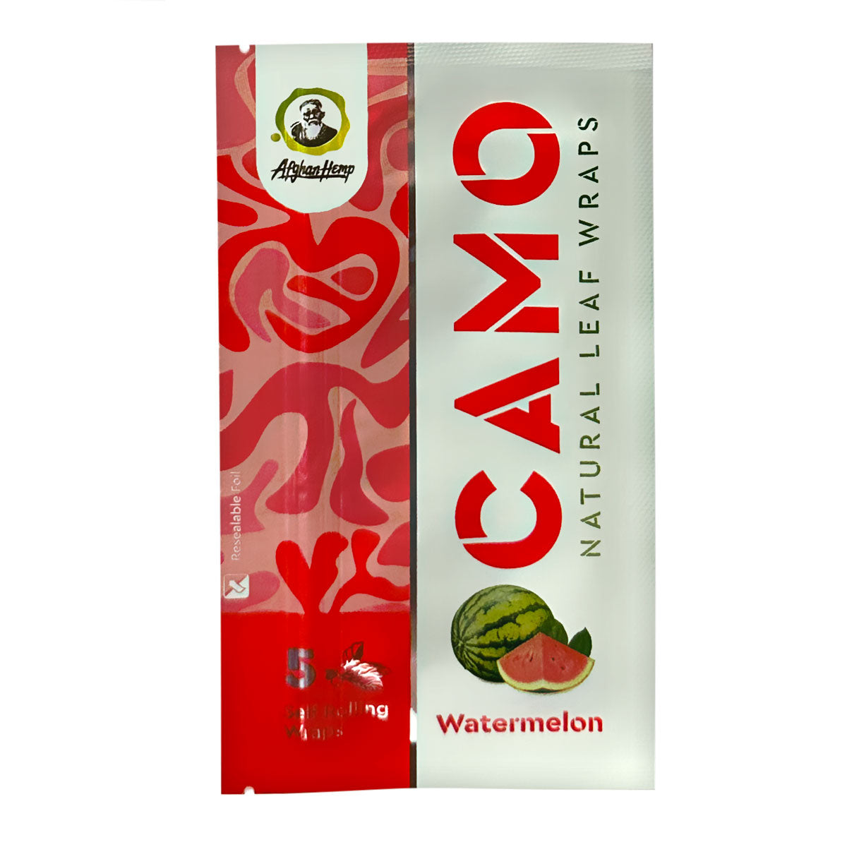 Camo Natural Leaf Wraps ~ Watermelon Flavor