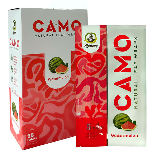 Camo Natural Leaf Wraps ~ Watermelon Flavor