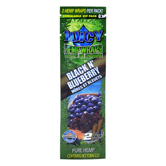 Juicy Hemp Wraps Black N Blueberry