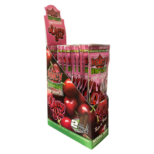 Juicy Terp Enhanced Hemp Wraps ~ Cherry Pie