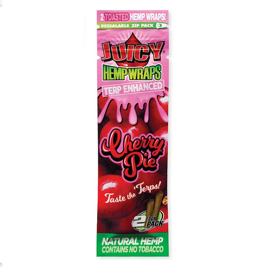 Juicy Terp Enhanced Hemp Wraps ~ Cherry Pie