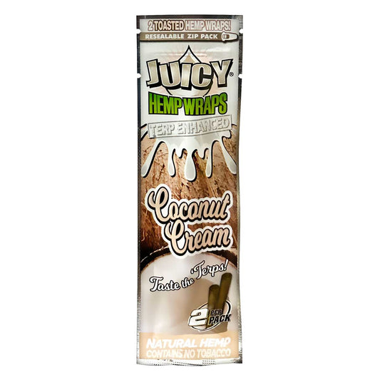 Juicy Terp Enhanced Hemp Wraps ~ Coconut Cream
