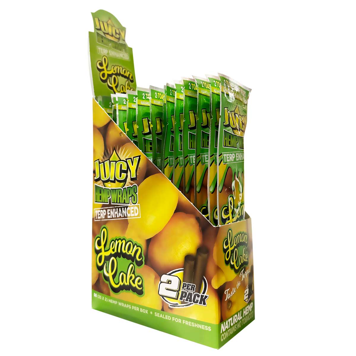 Juicy Terp Enhanced Hemp Wraps ~ Lemon Cake