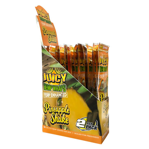 Juicy Terp Enhanced Hemp Wraps ~ Pineapple Shake
