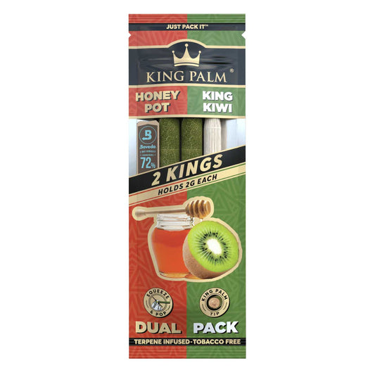 King Palm 2 Kings Dual Pack - Honey & Kiwi