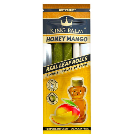 King Palm 2 Mini Rolls - Honey Mango Flavor