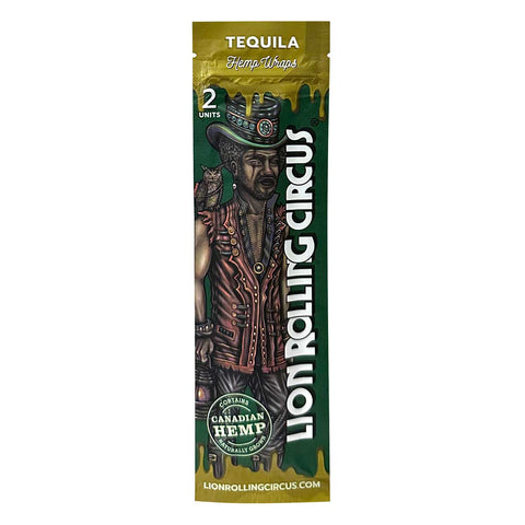 Lion Rolling Circus Hemp Wraps - Tequila Flavor