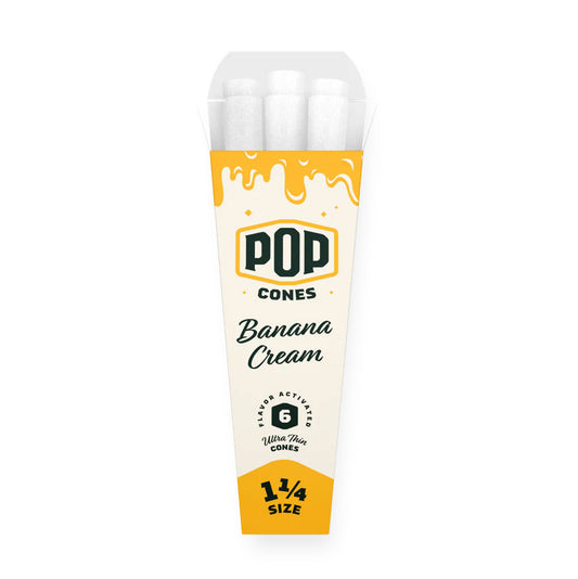 Pop Ultra Thin Cones - Banana Cream (1 1/4 Size)