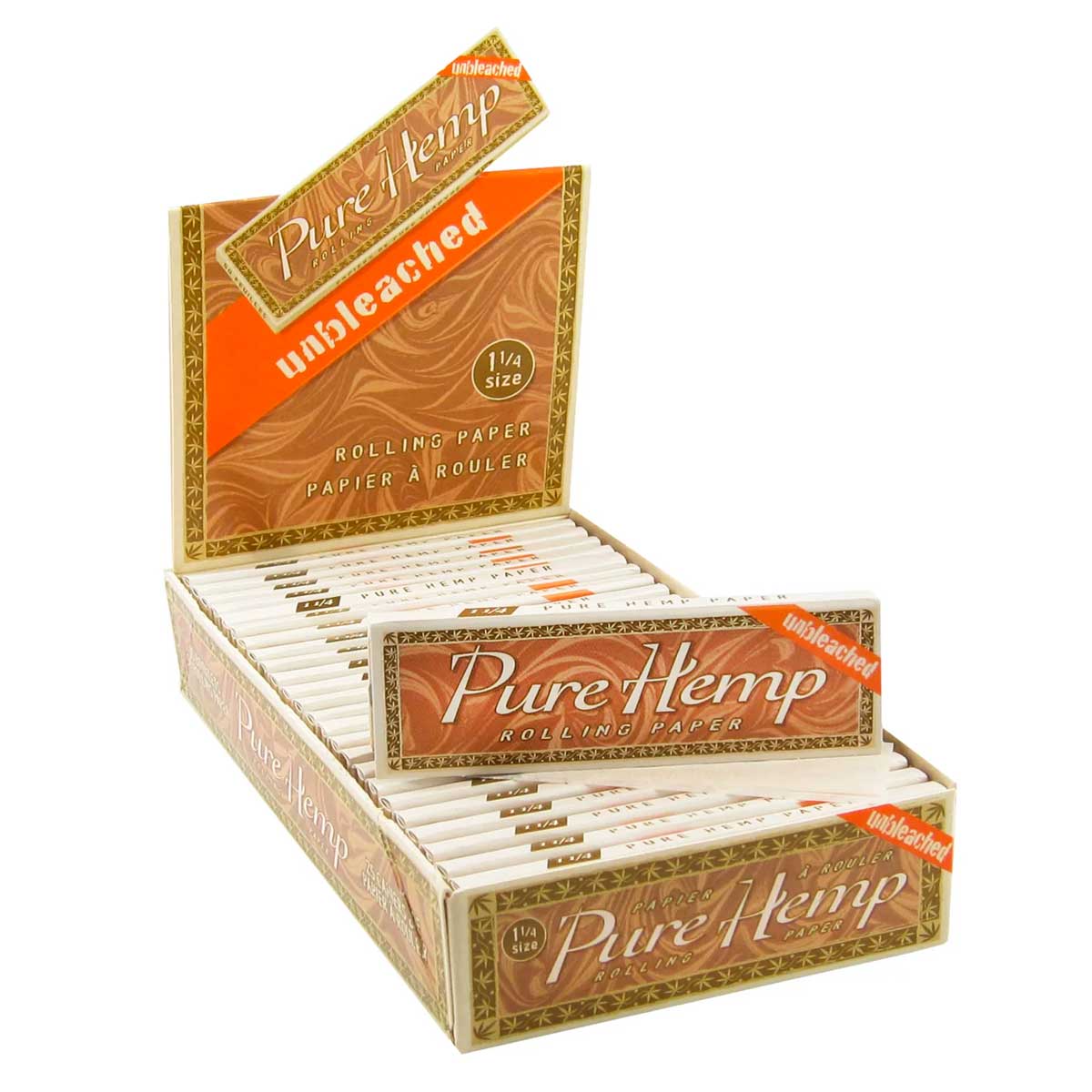 Pure Hemp Unbleached 1 14 Size Rolling Paper Matchboxbros Matchboxbros 7137