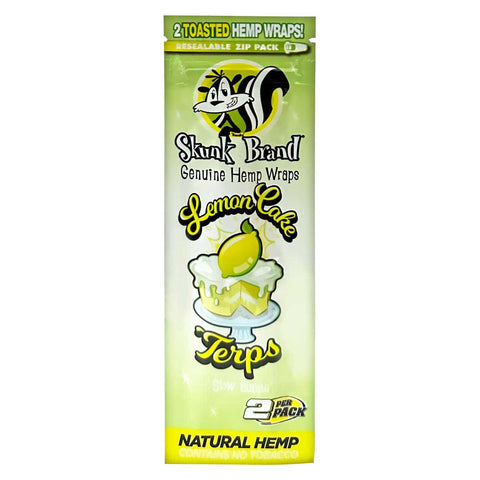 Skunk Terp Enhanced Hemp Wraps ~ Lemon Cake Flavor