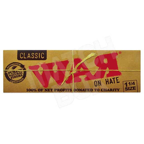 RAW War on Hate 1 1/4 Rolling Paper Single Pack