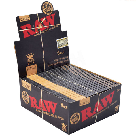 RAW Black King Size Slim Full Box