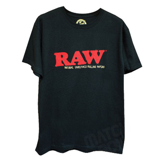 raw black t shirt