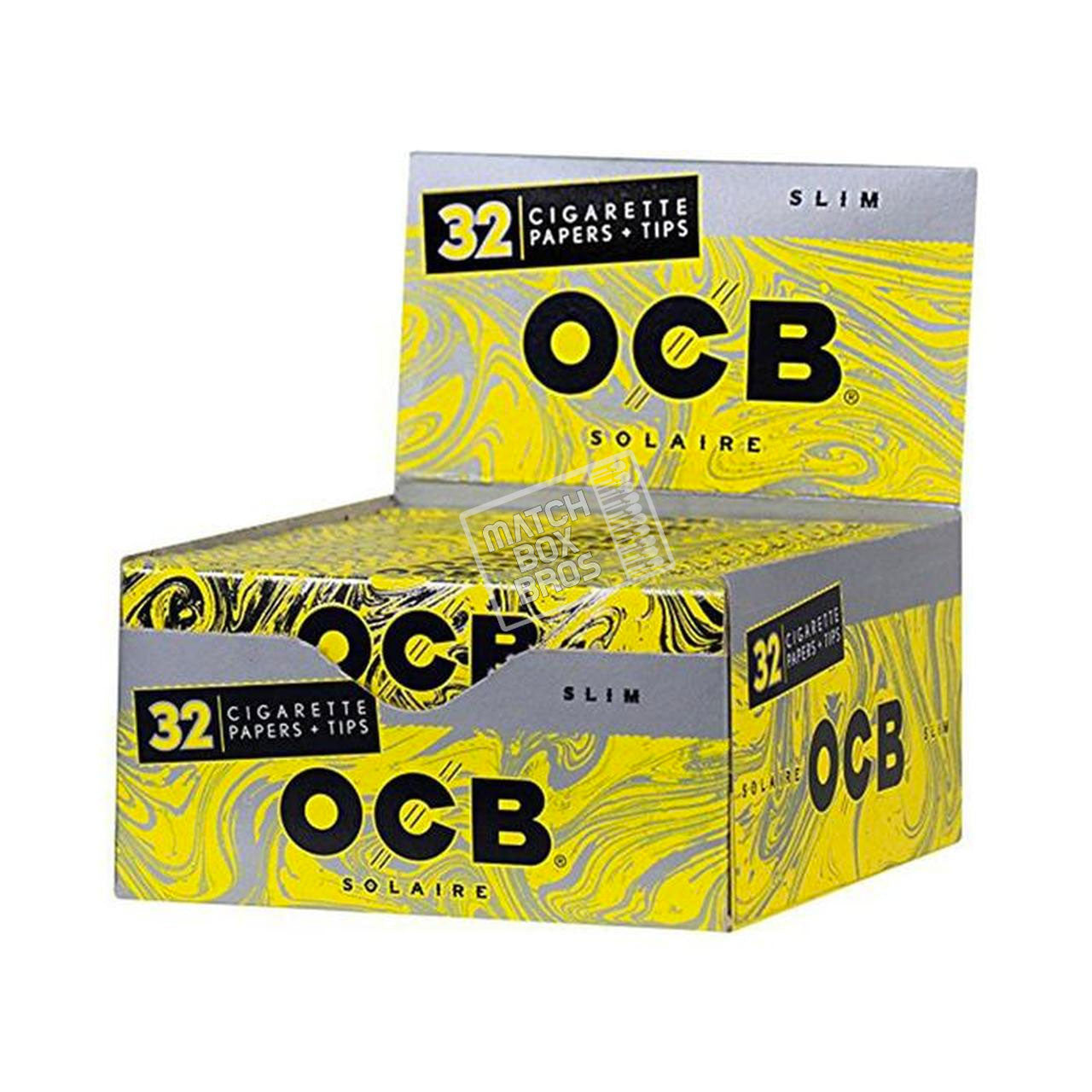 OCB Paper Solaire W/ Tips King Size Slim 32ct