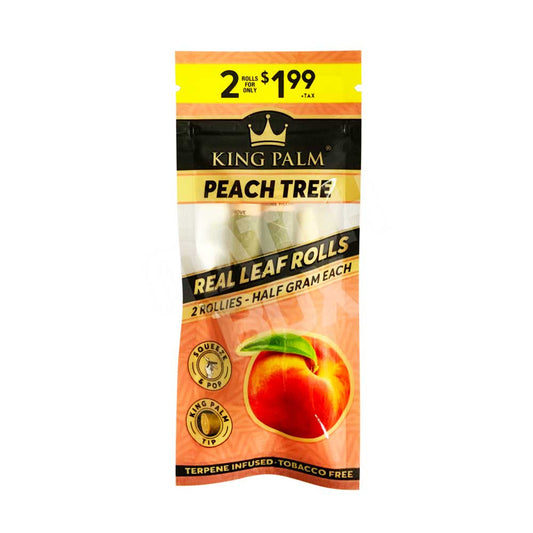 King Palm 2 Rollies - Peach Tree Flavor