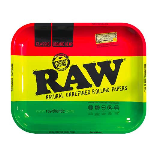 RAW Rasta Rolling Tray