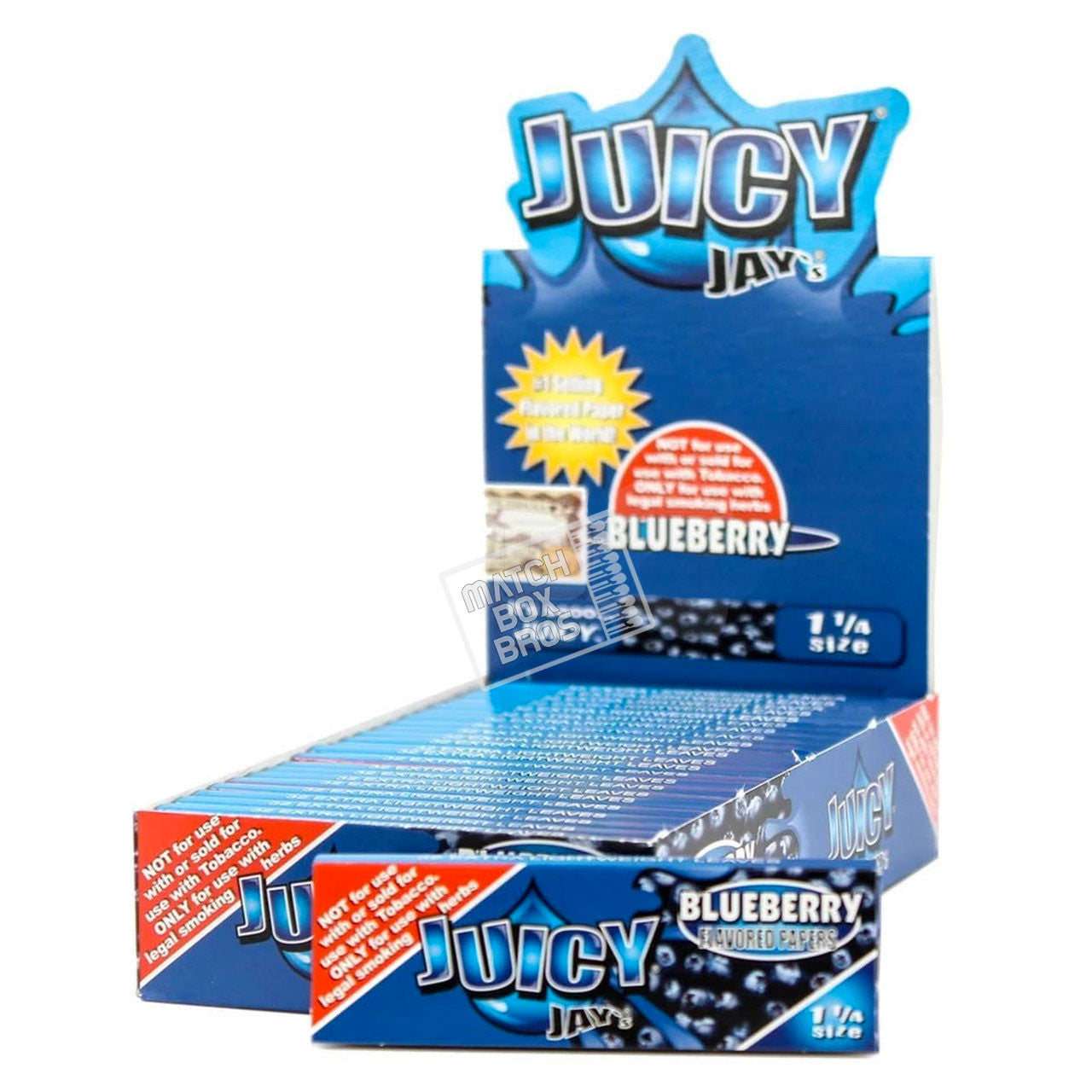 Juicy Jay's 1¼ Blueberry Flavoured Paper Full Box
