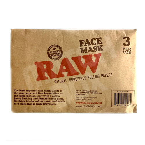 RAW Supersoft Face Mask 3-Pack