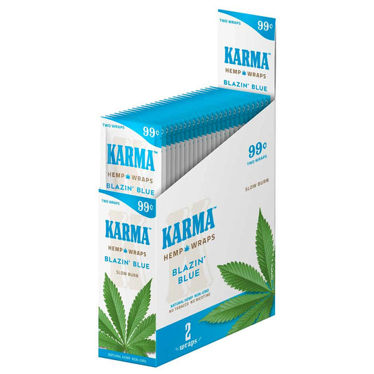 KARMA Hemp Wraps Blazin Blue Flavor