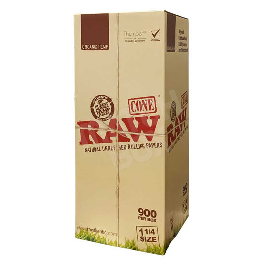 RAW Cone Organic 1/4 900 Bulk Cones