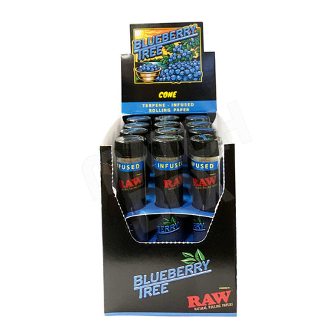 raw x orchard blueberry tree terpene infused king size cones