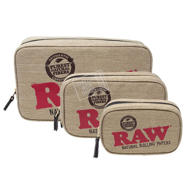 RAW Black Smell Proof Smokers Pouch v2 – matchboxbros