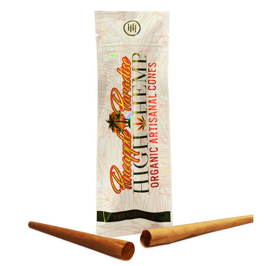 High Hemp Cones Pineapple Paradise Flavored Pre Rolled Cones