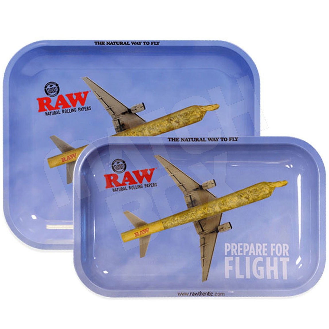 RAW Tray Prepare for Flight LARGE AND SMALL