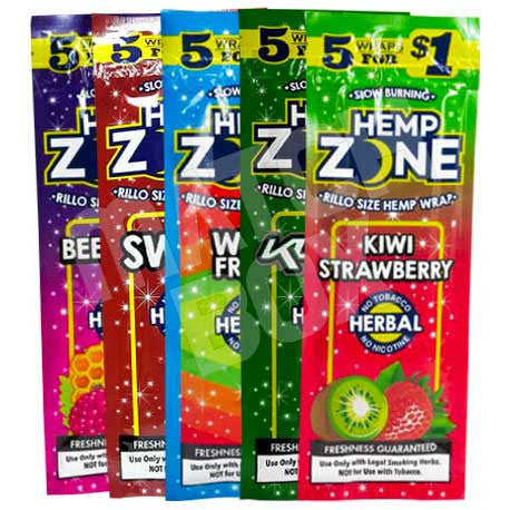 Hemp Zone Wraps Multi Flavor