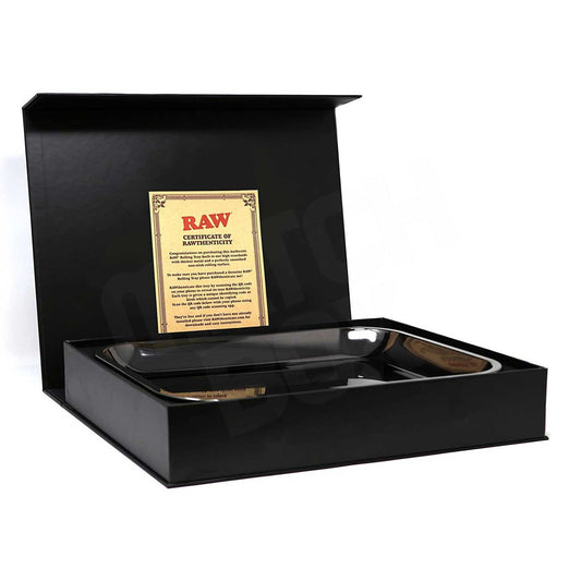 RAW Black Gold Tray in Box
