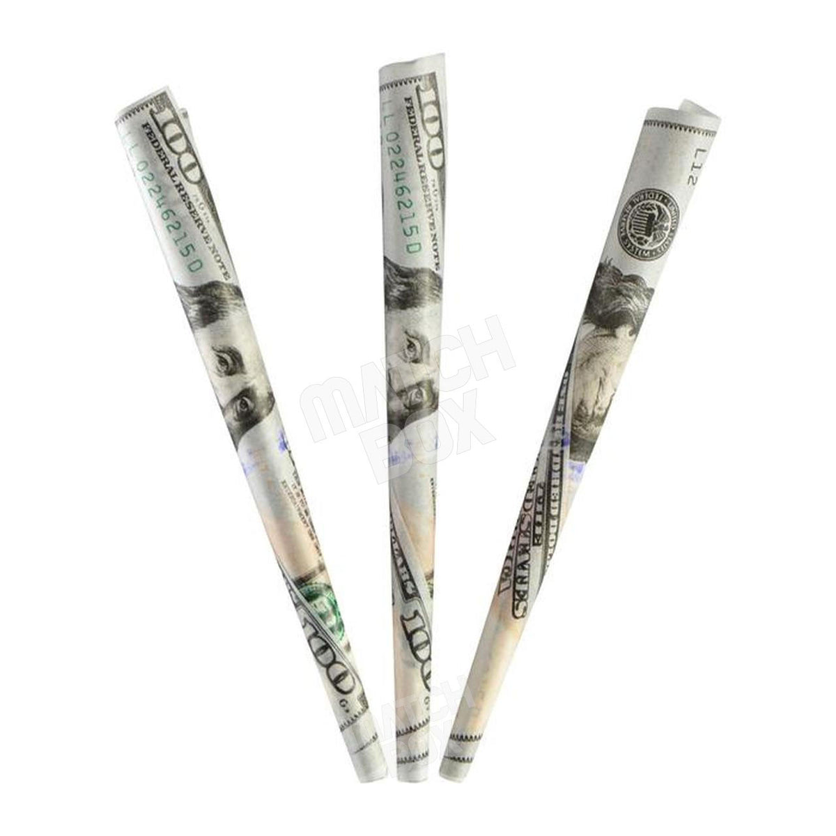 Benji $100 Bill Pre-Rolled Cones Singles 01