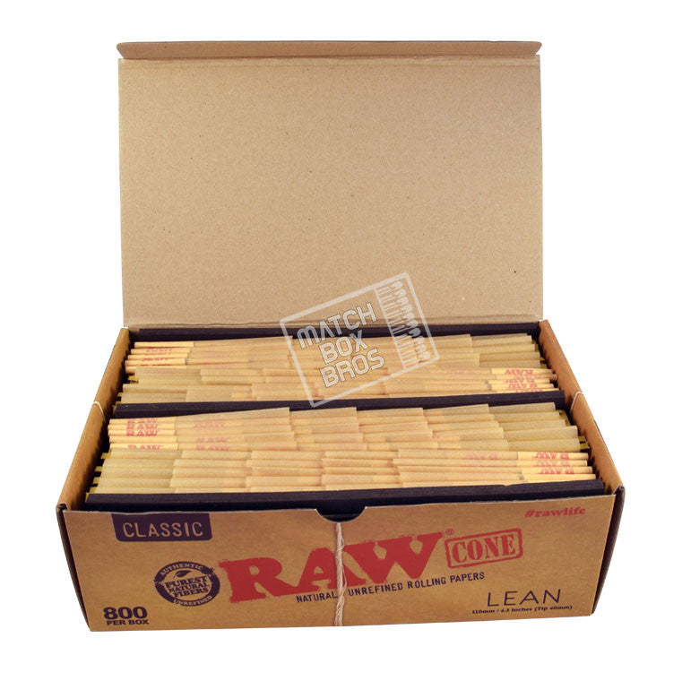 RAW Cone Lean Size Bulk 800ct Box 02