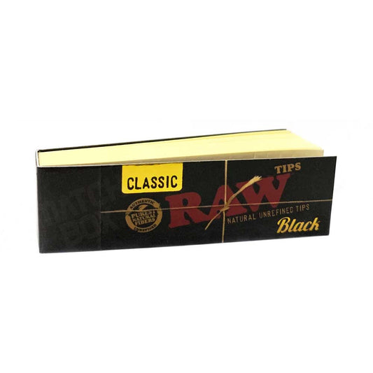 RAW Black Rolling Tips Single Pack