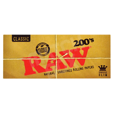 RAW King Size Slim 200's Single Pack
